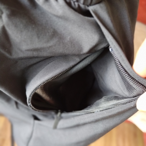 All In Motion Black Sleeveless Lightweight Athletic Cinched Dress - Picture 5 of 8